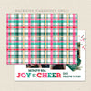 joy and cheer printable christmas card colorful back