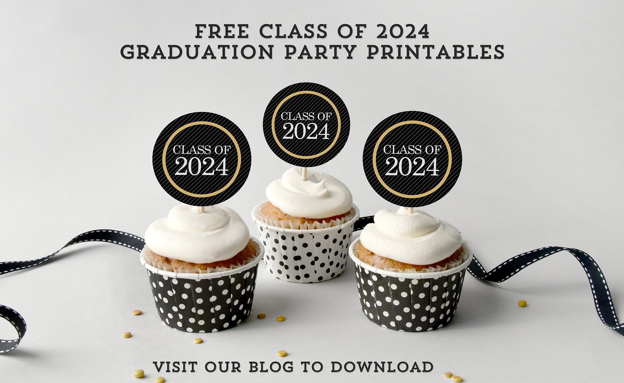 class of 2024 printable graduation party decor