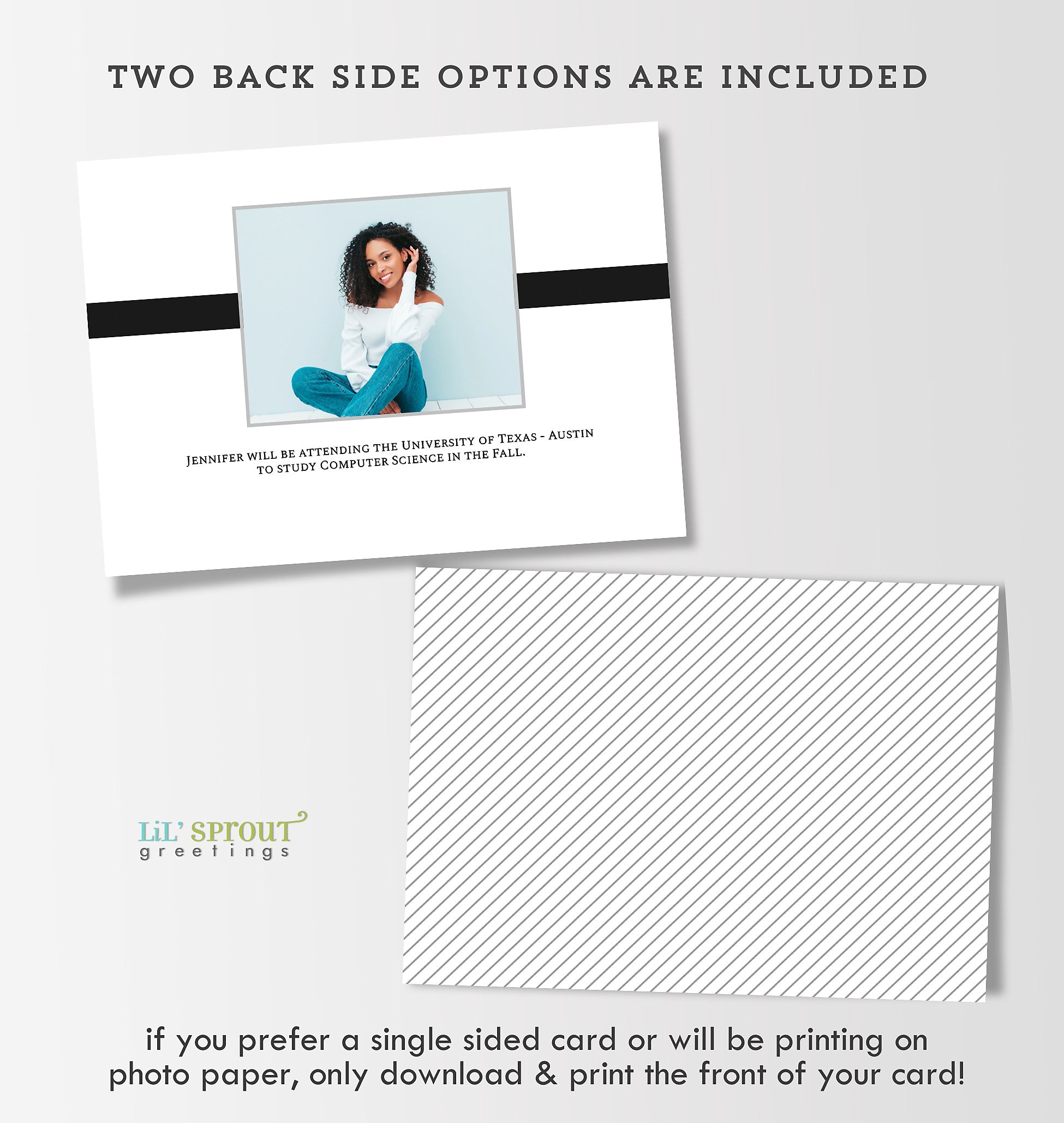 Senior Snapshots Graduation Announcements