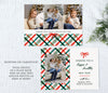 Colorful Plaid Christmas Photo Card