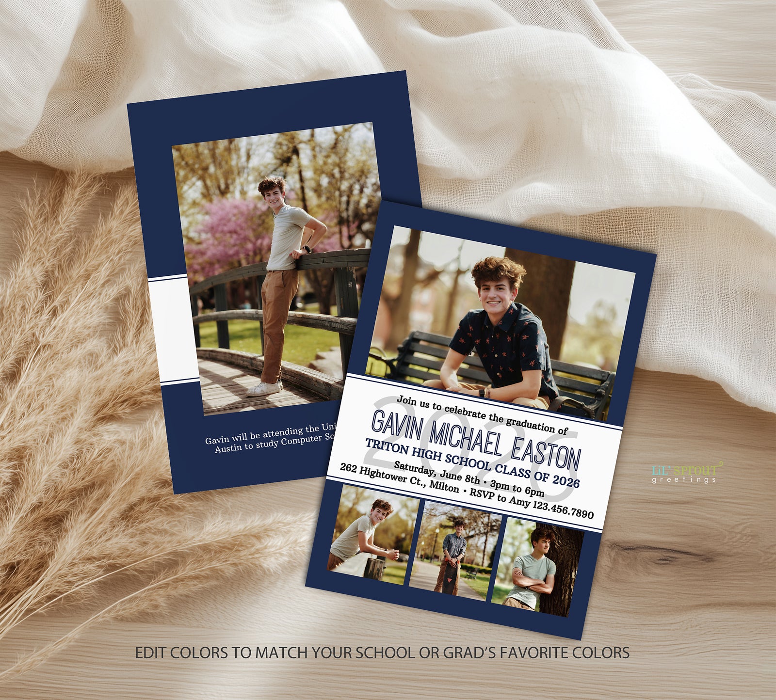 Memories Graduation Announcements | Lil' Sprout Greetings Memories Graduation Announcements | Lil' Sprout Greetings
