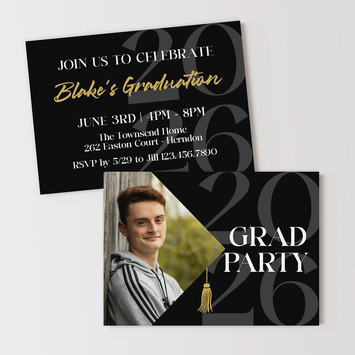Mini Graduation Invitation with Photo | Lil' Sprout Greetings