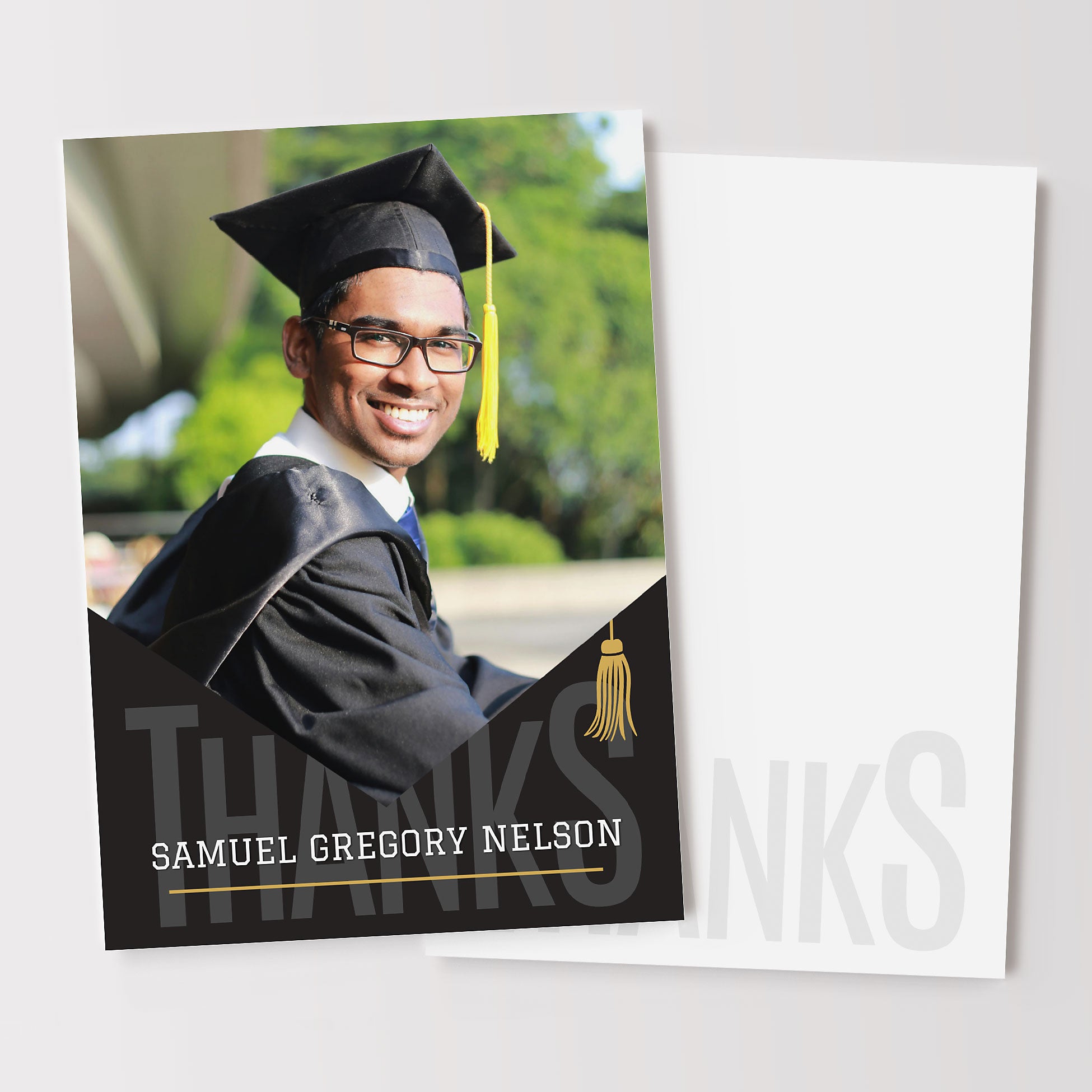 senior grad cards Modern Senior Graduation Thank You Card