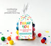 perfect party joint birthday printable thank you tag