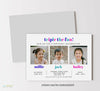 Triple the Fun 3 Child Birthday Invite