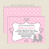 Elephant Girl Baby Shower Invitations