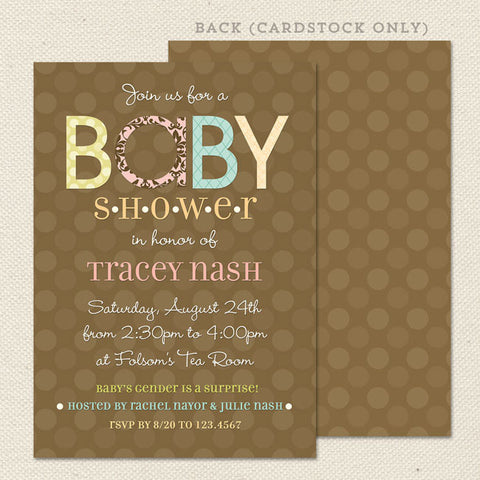 Bee Gender Neutral Printable Baby Shower Decorations – Lil' Sprout Greetings