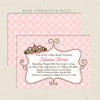 princess girl baby shower invitation