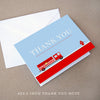 fire truck baby shower thank you note