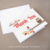 treetop friends owl baby shower thank you note