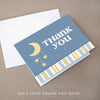 twinkle little star baby shower thank you note
