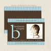Benjamin Boy Birth Announcement