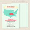 Across The Map Housewarming Invitations