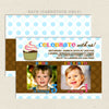 cupcake joint birthday party invitations