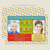 double the fun joint birthday party invitations primary colors