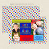 lots of dots joint birthday party invitations all boy colors