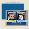 sibling celebration joint birthday party invitations boy 
