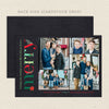 merry memories christmas card front black