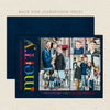 merry memories christmas card front navy blue