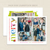 merry memories christmas card front bright colorful