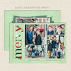 merry memories christmas card front green