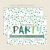 perfect party joint birthday invitation greens