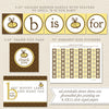 bee gender neutral printable baby shower decorations detail 2
