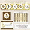 bee gender neutral printable baby shower decorations detail 2