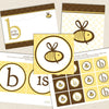 bee printable baby shower decorations