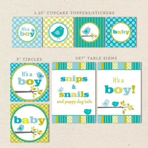 bird boy printable baby shower decorations detail 1