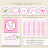 pink butterfly baby shower printables
