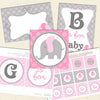 elephant girl baby shower decorations