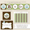 owl boy printable baby shower decorations detail 2