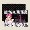 12 Photo Collage Girl Birthday Invitations