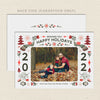 nordic winter christmas card white 