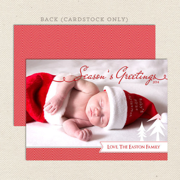 santa stocking printable christmas card
