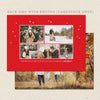 simply xmas printable christmas card back collage